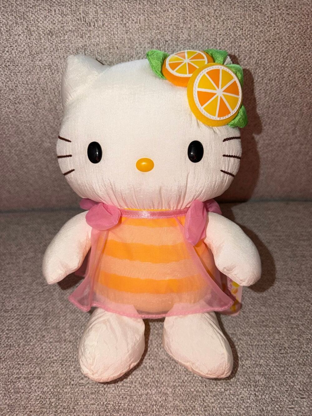 Sanrio Hello Kitty Citrus Orange Lemon Plush 2001 Vintage Doll